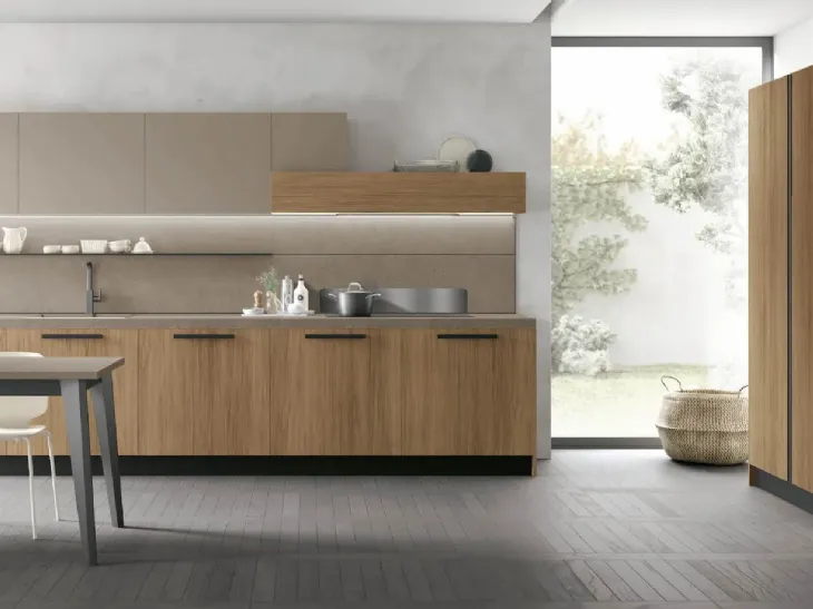 Cucina Moderna lineare Infinity di Stosa